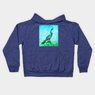 Anhinga Water Bird Kids Hoodie